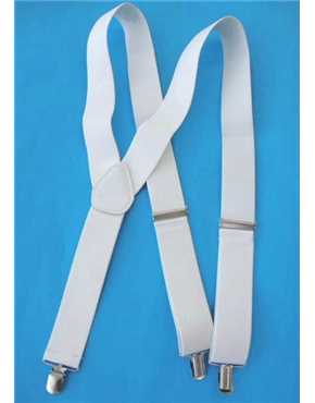 suspenders white