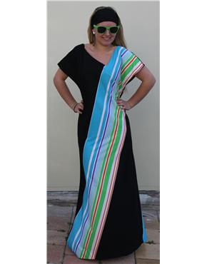 1970's Geometrical Stripe Dress