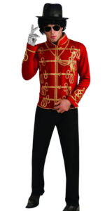 Michael Jackson Red Military Jacket