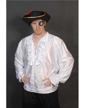 white pirate shirt