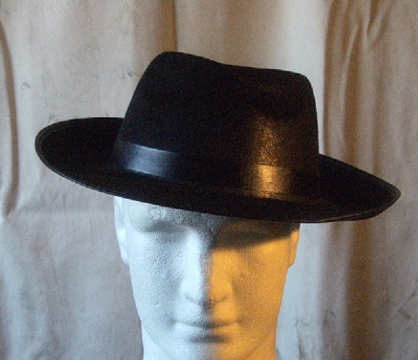 fedora hat black